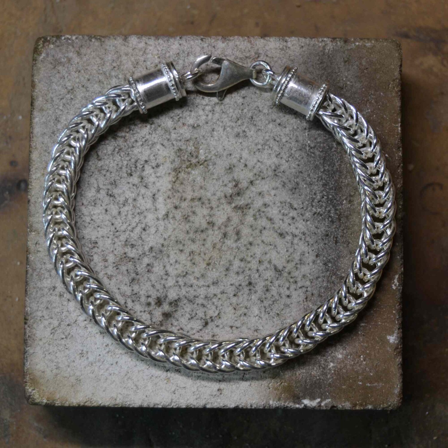 Bracciale catena doppia cicciona